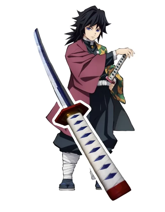 katana de tomioka demon slayer retráctil 6 katana de tomioka demon slayer retráctil - Imagen 4